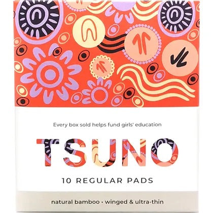 Natural Bamboo Pads Regular Winged & Ultra Thin